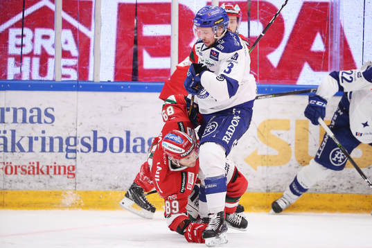 Moras Ryan Johnston och Leksands August Berg