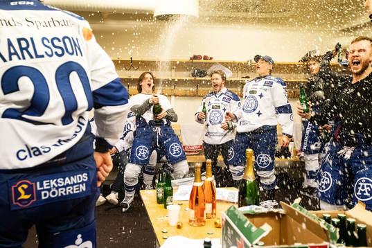 Leksands Johan Porsberger jublar