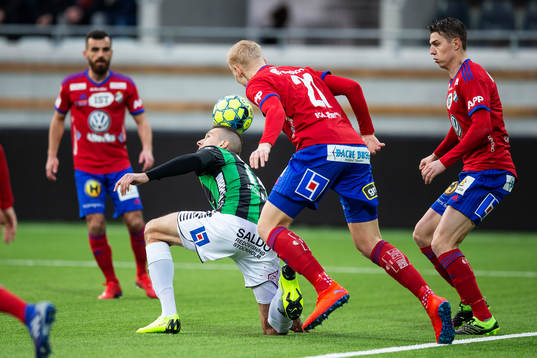 GAIS Nikola Asceric och Östers Filip Örnblom