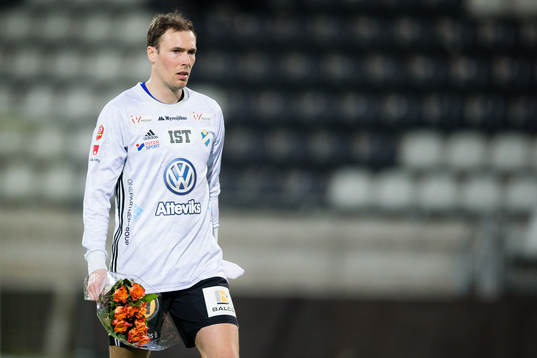 Östers målvakt Robin Malmkvist
