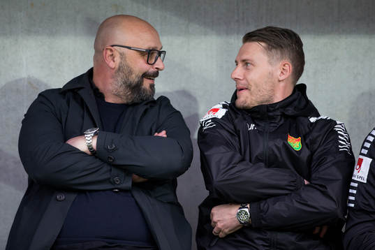 GAIS tränare Bosko Orovic och assisterande tränare Patrik