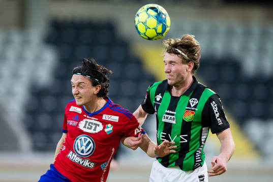 Östers Mattias Pavic  mot GAIS August Wängberg