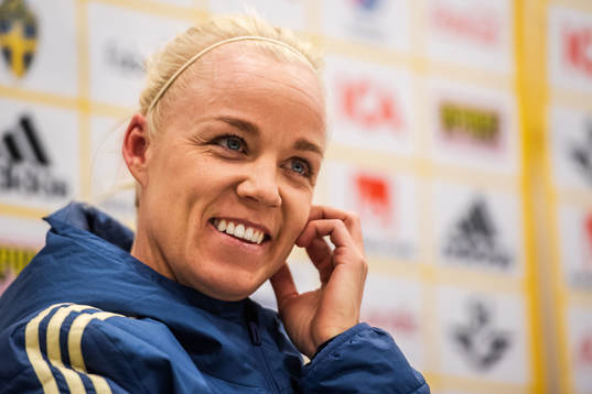 Caroline Seger of the Swedish women national football team