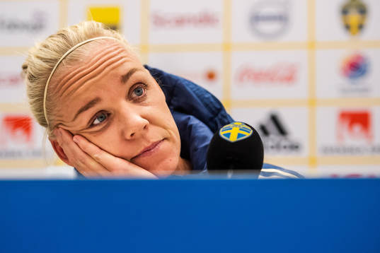 Caroline Seger of the Swedish women national football team