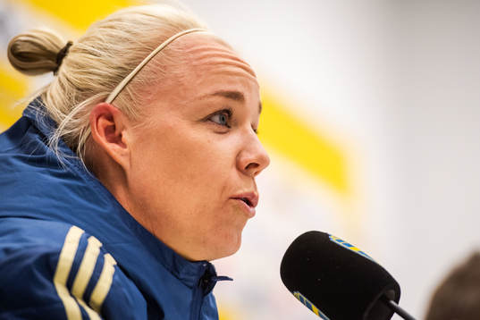 Caroline Seger of the Swedish women national football team