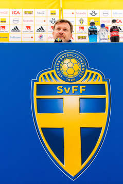 Peter Gerhardsson, head coach of the Swedish women national