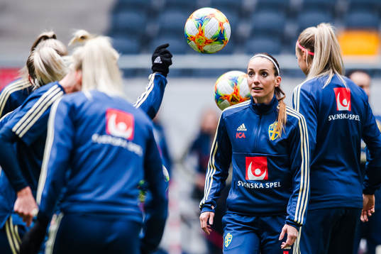 Kosovare Asllani of the Swedish women national football team