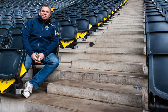 Martin Fredman, head of security of the Swedish national