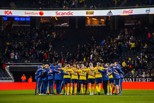 Players of Sweden gathered