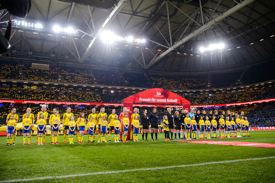 Line up of Sweden and Germany