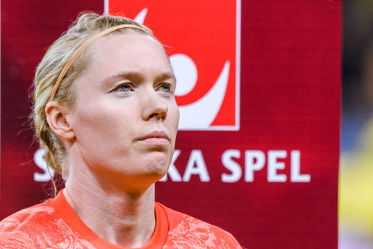 Goalkeeper Hedvig Lindahl of Sweden