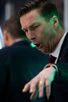Färjestads tränare Johan Pennerborn