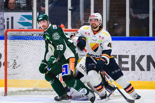 Färjestads Linus Johansson och Djurgårdens Jacob Josefson