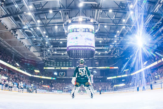 Färjestads målvakt Markus Svensson