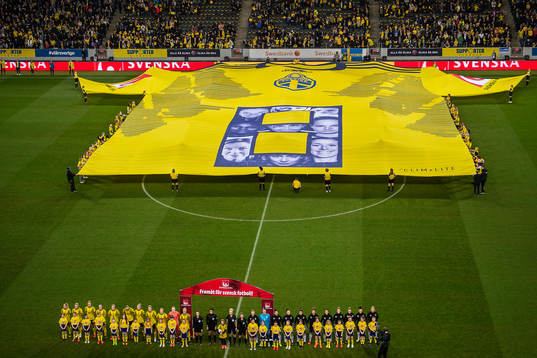 The jersey of Sweden