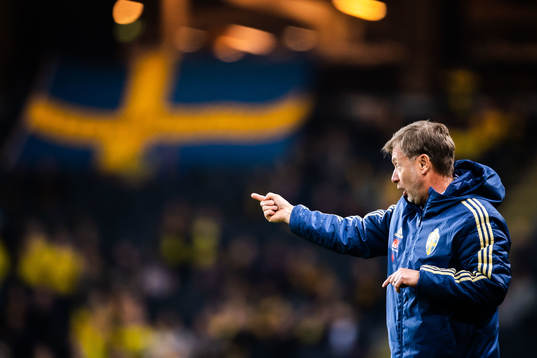 Peter Gerhardsson, head coach of Sweden