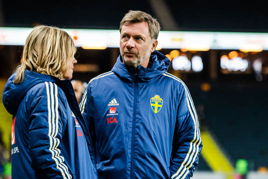 Peter Gerhardsson, head coach of Sweden