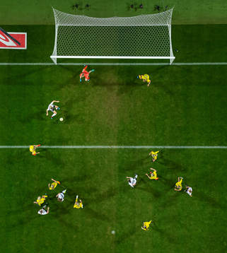 Kathrin Hendrich of Germany scores 0-1 behind goalkeeper