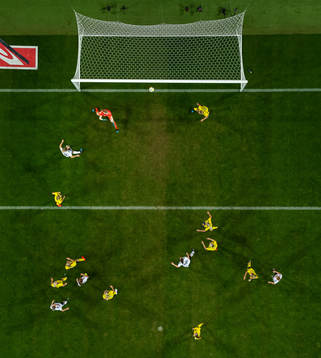Kathrin Hendrich of Germany scores 0-1 behind goalkeeper