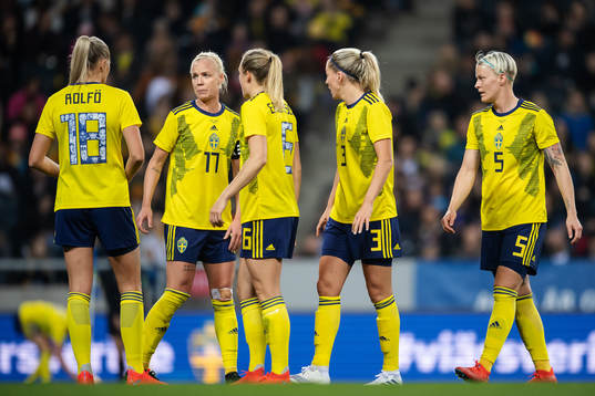 Fridolina Rolfö, Caroline Seger, Magdalena Eriksson, Linda