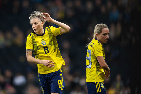 Lina Hurtig and Elin Rubensson of Sweden