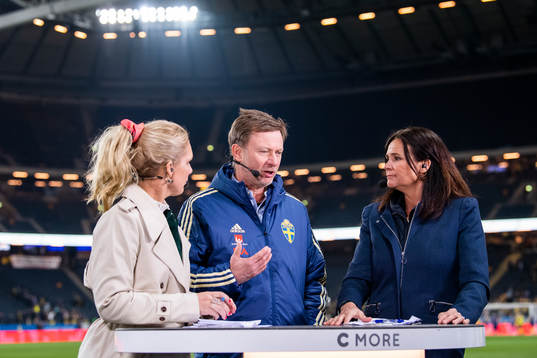 Anna Brolin, Malin Swedberg and Peter Gerhardsson, head