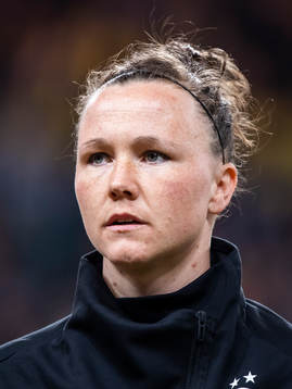 Marina Hegering of Germany prior to the women's
