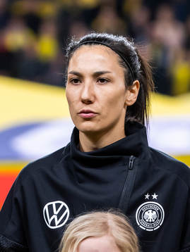 Sara Doorsoun of Germany prior to the women's international