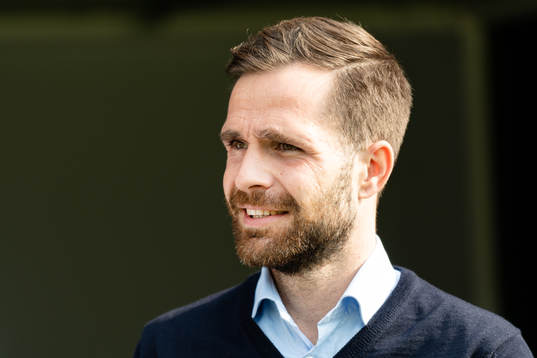 Halmstads tränare Igor Krulj före fotbollsmatchen i