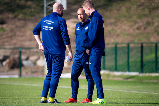 Eskilsminnes tränare Mattias Lindström, assisterande