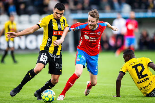 Häckens Ahmed Yasin och Helsingborgs Rasmus Jönsson