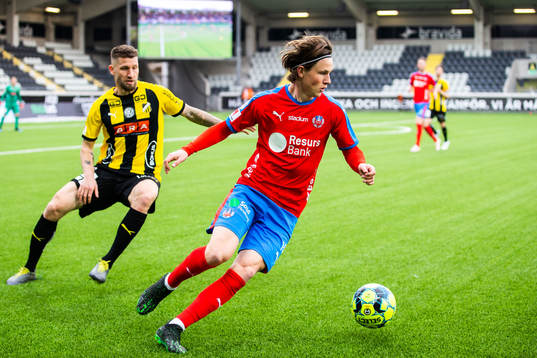 Helsingborgs Max Svensson och Häckens Joona Toivo