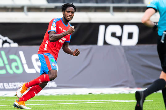 Helsingborgs Mamudu Moro jublar