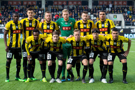 Häckens startelva uppe fr.v. Elohor Ekpolo, Alexander