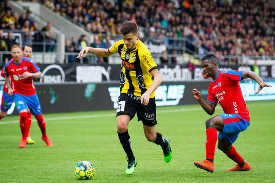 Häckens Alexander Jeremejeff och Helsingborgs Mohammed