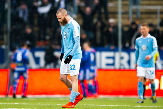 Malmö FFs Jo Inge Berget deppar