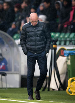 Malmö FFs tränare Uwe Rösler deppar