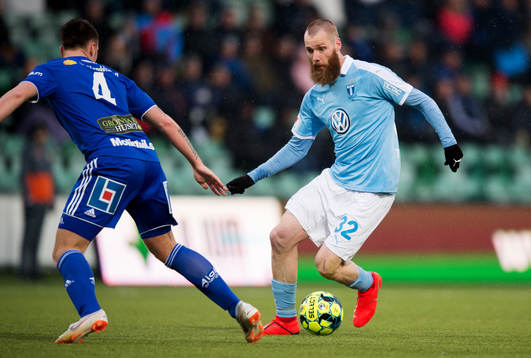 Sundsvalls Alexander Blomqvist och Malmö FFs Jo Inge Berget