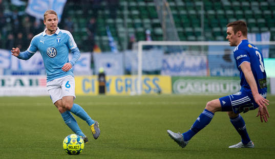 Malmö FFs Oscar Lewicki och Sundsvalls David Myrestam