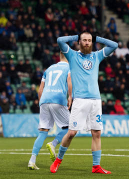 Malmö FFs Jo Inge Berget deppar