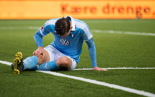 Malmö FFs Arnór Traustason deppar