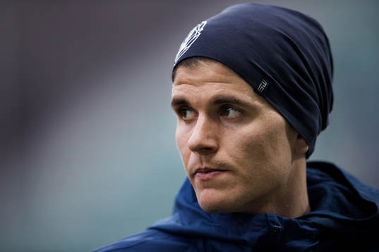 Sundsvalls David Batanero innan fotbollsmatchen i