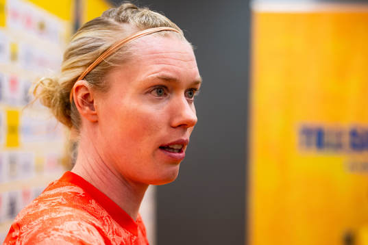 Goalkeeper Hedvig Lindahl of Sweden
