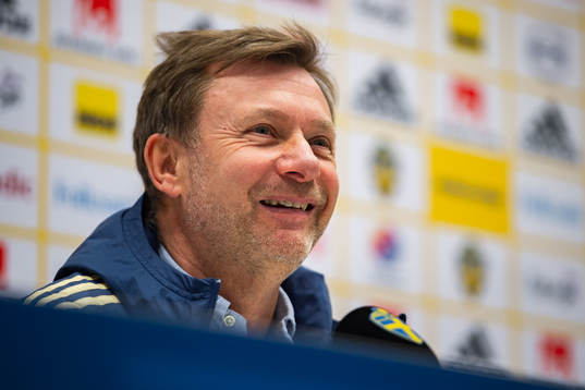 Peter Gerhardsson, head coach of Sweden