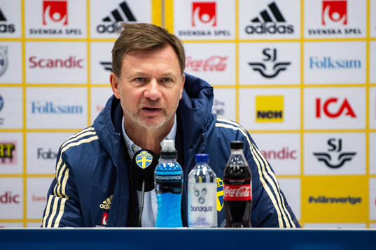 Peter Gerhardsson, head coach of Sweden