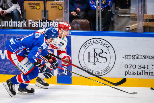 Timrås Rickard Palmberg och Oskarshamns Joakim Thelin
