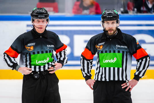 Domare Marcus Linde och Mikael Holm