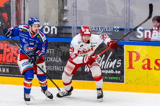 Oskarshamns Anton Björkman och Timrås Morten Madsen