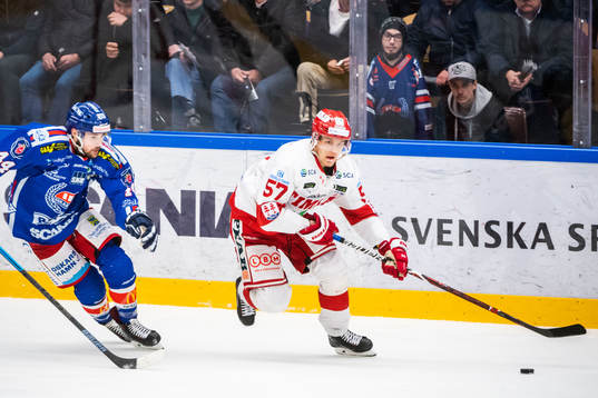 Oskarshamns Nolan Zajac och Timrås Anton Wedin