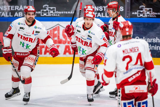 Timrås Rickard Palmberg jublar